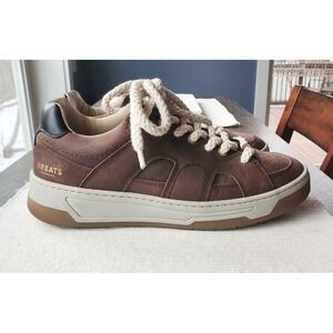 Greats Brooklyn Cooper Low Brown Leather Sneakers Mens 7 Womens 8.5 Portugal